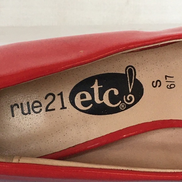 rue 21 spiked red heels - Picture 3 of 7